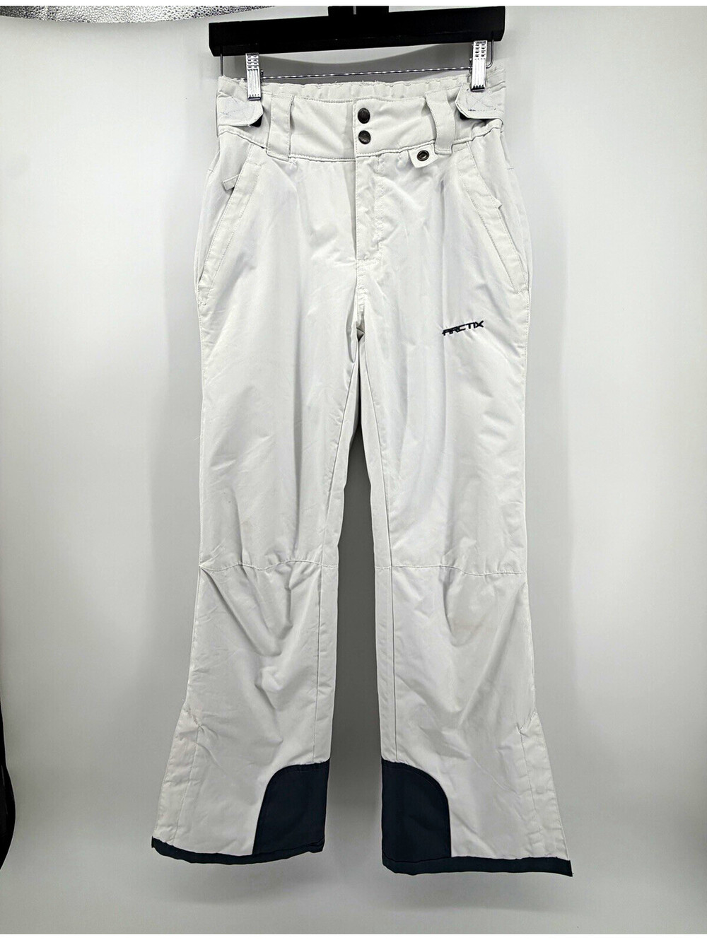 Arctix Alpha 1800 Women’s Insulated Snow Pants White/Black S Pockets 1800